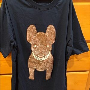 Lifework French Bulldog Graphic Dog T-Shirt - Black